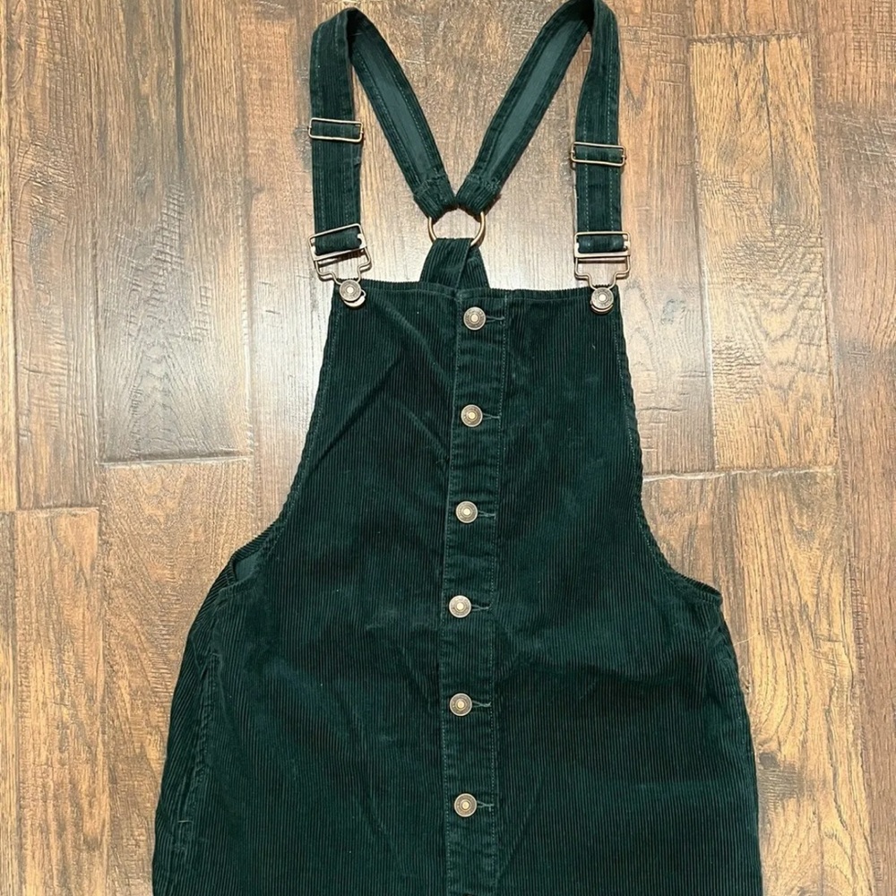 Forever 21 corduroy overall dress